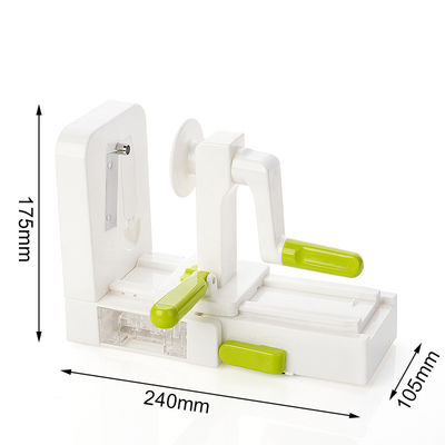 Grateadora de frutas y verduras rotativa 5 en 1 multi cocina manual cortadora de cinta cortadora espiral