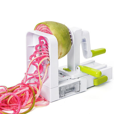 Grateadora de frutas y verduras rotativa 5 en 1 multi cocina manual cortadora de cinta cortadora espiral