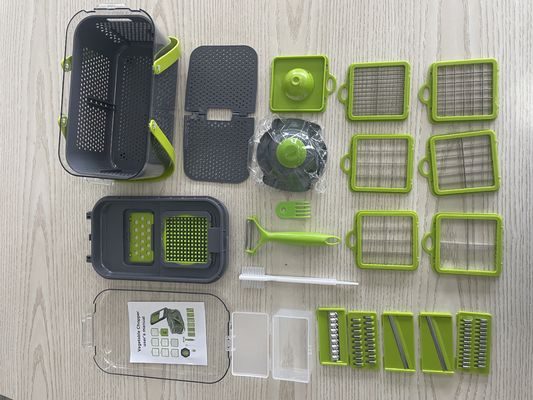Cortador de verduras fácil 12 en 1 Cortador de alimentos Cortador de mandolina para accesorios de cocina