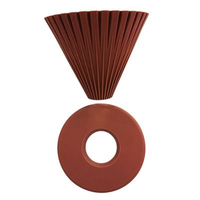 Moderno diseño silicona de la alfombra de café con filtro de embudo reutilizable y goteo plegable