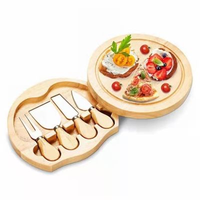 22.5*22.5*3.5cm Junta de queso de bambú de madera para OEM/ODM soportado