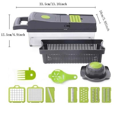 Cucina manual multifuncional cortadora de verduras cortadora de alimentos raspadora de alimentos logotipo personalizado