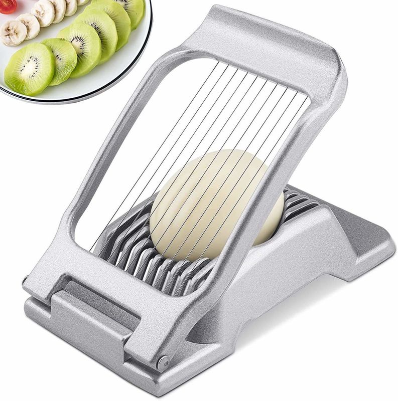 Cortador de huevos de acero inoxidable cortador de huevos para cortador de huevos hervidos lavavajillas caja fuerte
