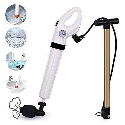 Pulsador de baño de goma ABS para 930g Desbloqueador de drenaje y Blaster de aire de alta presión
