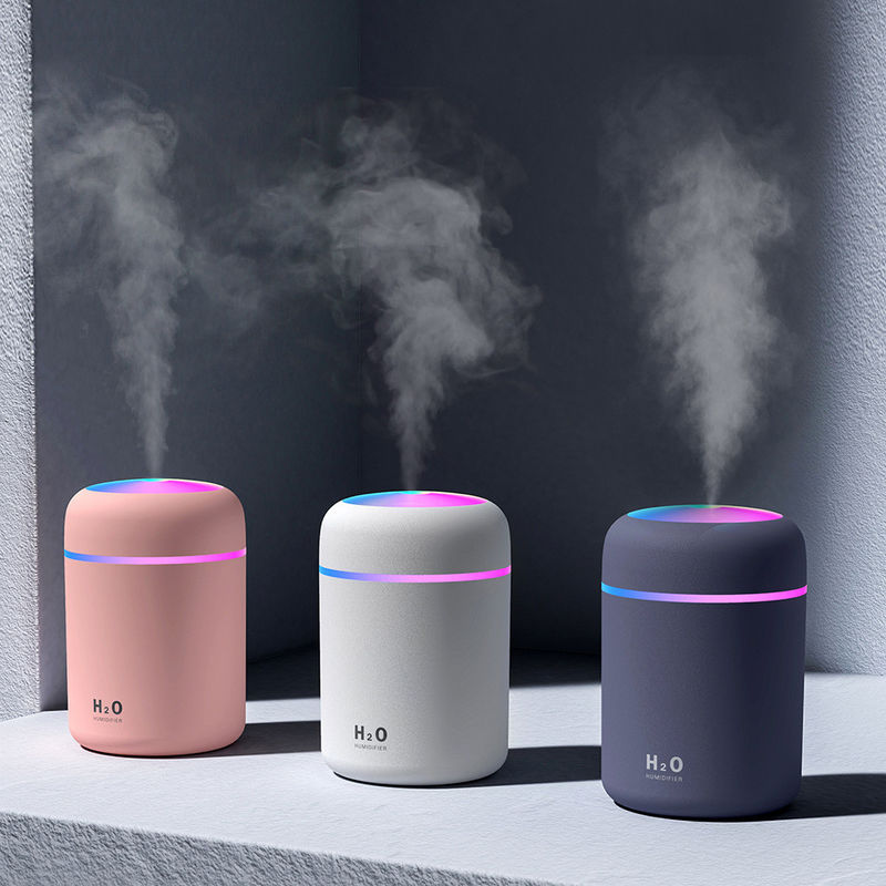 Logotipo del cliente Mini Atomizador ultrasónico USB Humidificador de aire para el hogar Hotel Escuela de automóviles