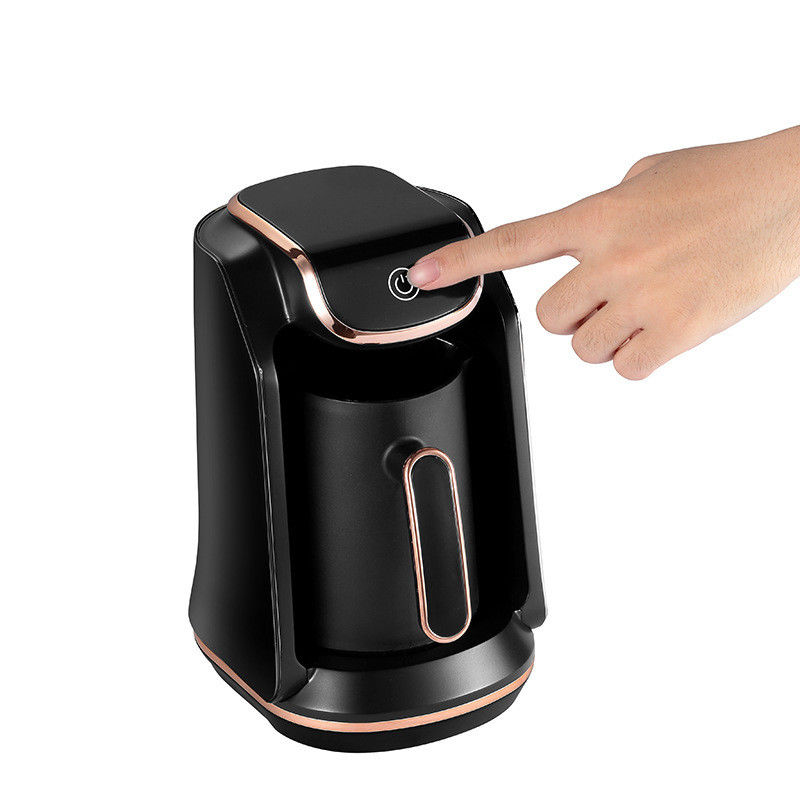 Máquina de café eléctrica turca de servicio único con filtro reutilizable y placa de calentamiento