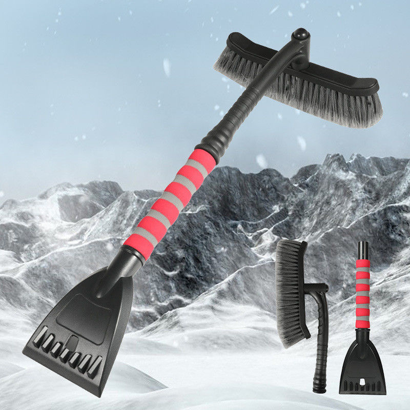 Cepillo de limpieza multifuncional para automóviles Logotipo personalizado Pala de nieve raspador de hielo Cepillo de nieve