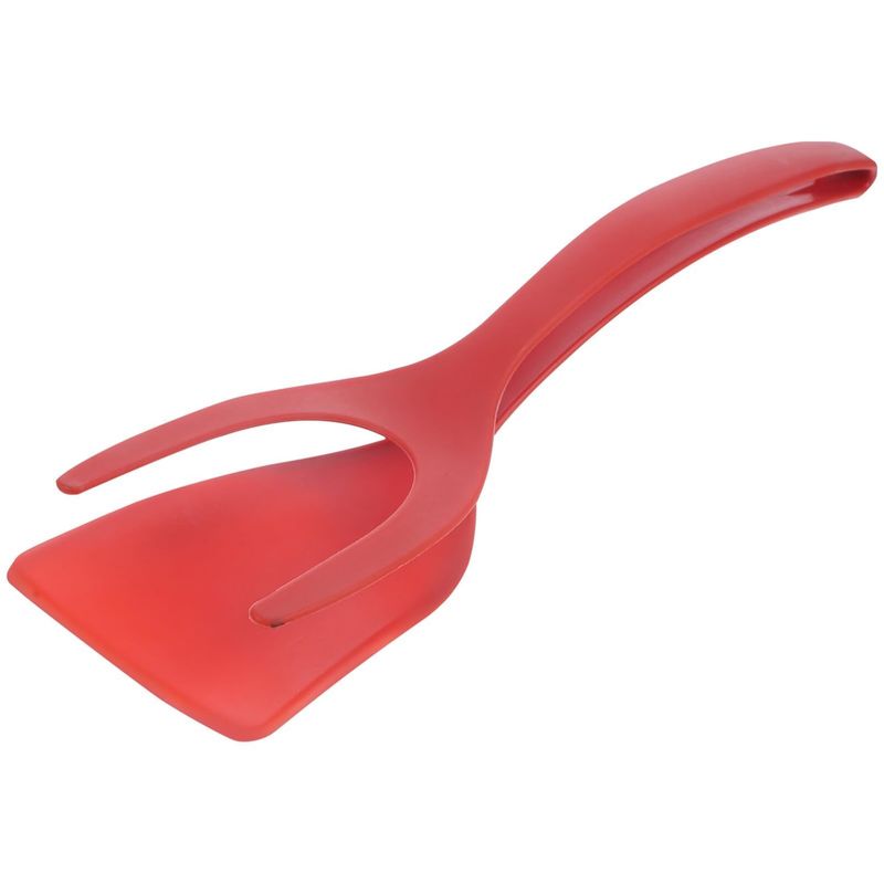 Herramientas de frutas y verduras tipo 2 en 1 espátula Tong material PPA agarre y pinza de huevo