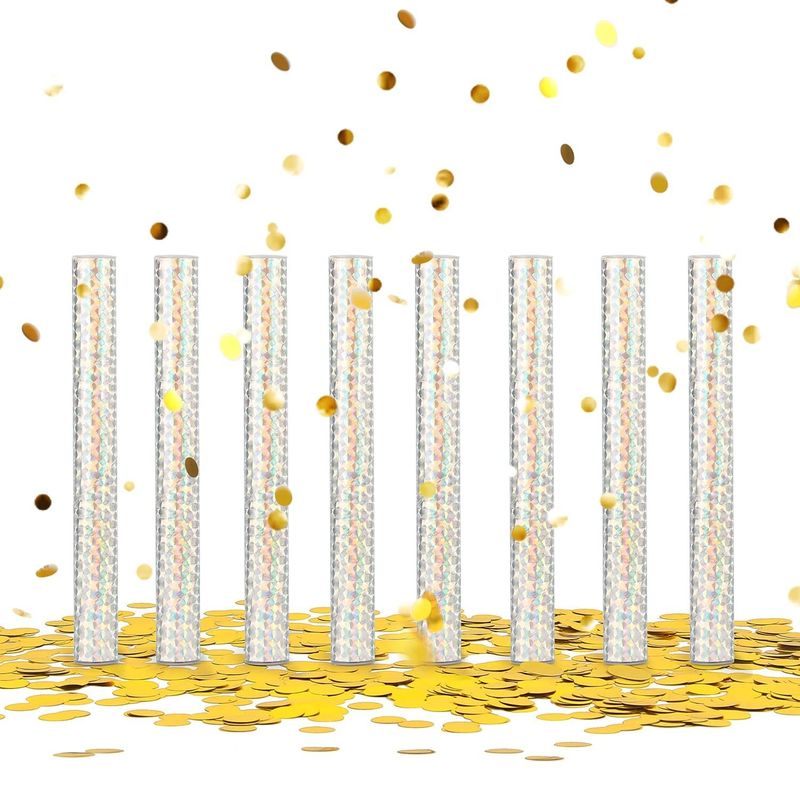 Colorful Biodegradable Tissue Wedding Confetti Wands para fiestas y festivales