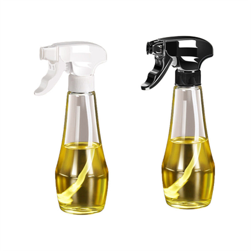 Casa Cocina Botella de pulverización de plástico PP 200ml para cocinar barbacoa Aceite de oliva rociador de vinagre