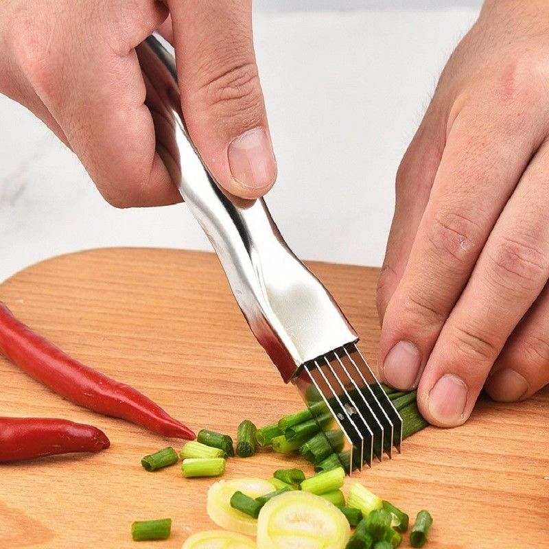 Cuchillo de trituración de escalón con almacenamiento hecho de acero inoxidable 430 para herramientas de fruta y verdura