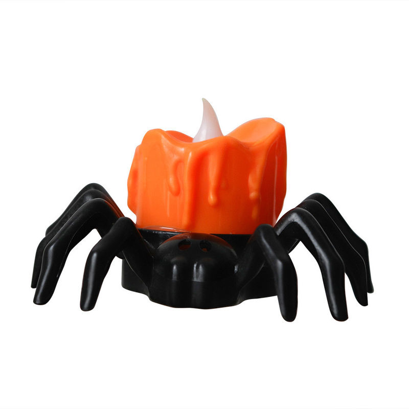 Ornamento creativo Decoración de Halloween Candelabra Calabaza lámpara de velas electrónicas LED