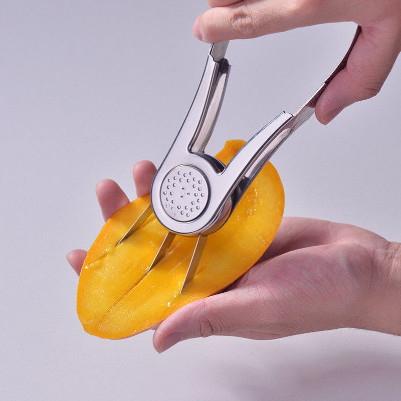 Herramienta de cocina de acero inoxidable para la extracción sostenible de frutas y la extracción de semillas de mango