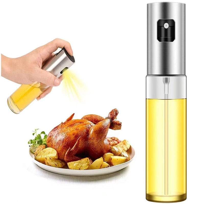 304 Acero inoxidable Sprayer de aceite atomizado Botella de aceite portátil para otras herramientas de cocina