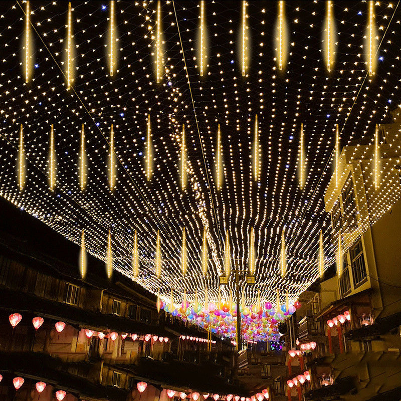 10 metros LED de Navidad Luces de Navidad para decoraciones navideñas Fuente de alimentación enchufable