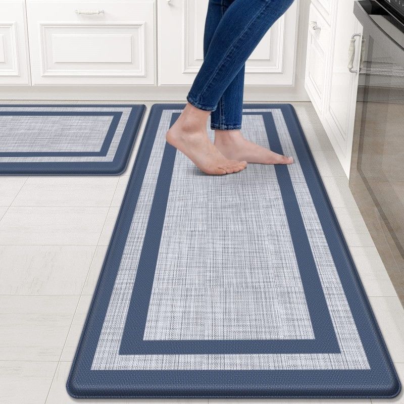 Alfombra antideslizante impermeable para la cocina, oficina y baño de diseño largo de material de PVC