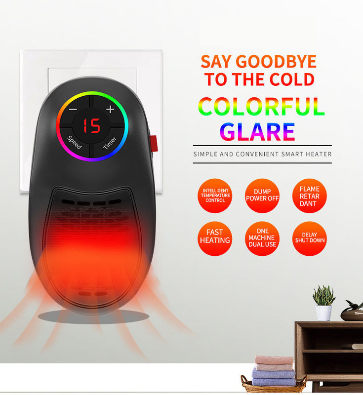0.5kg Calentador de pared con enchufe Calentadores eléctricos portátiles para jardines