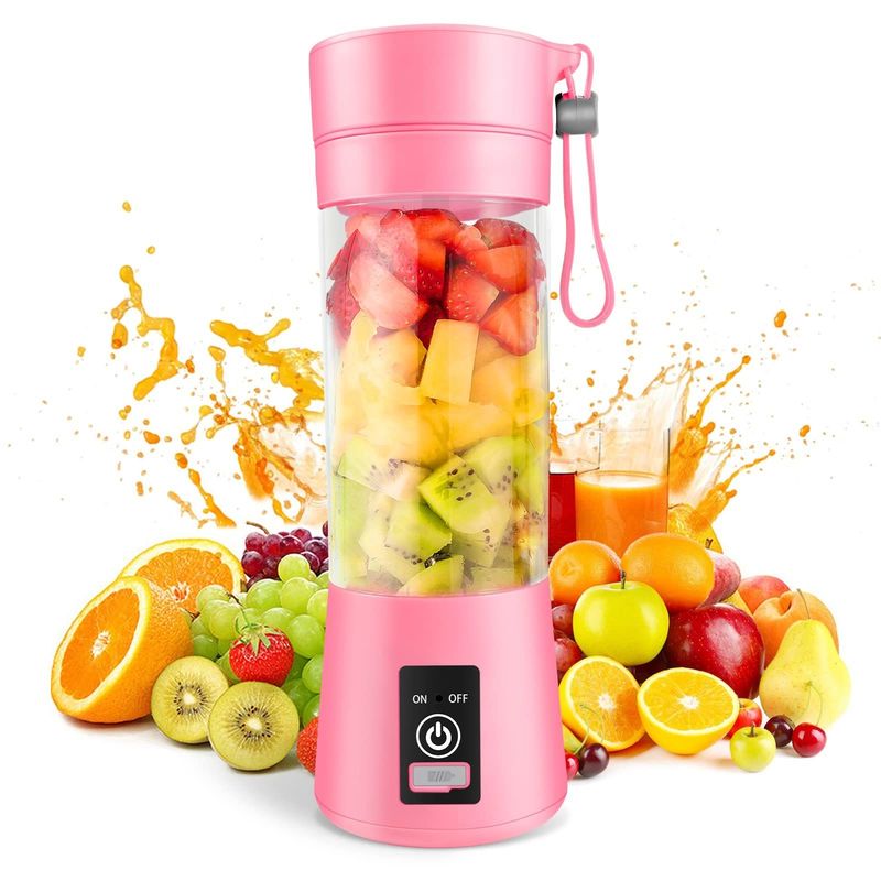380 ml de capacidad Mini mezclador USB recargable jugo de frutas jugo portátil copa para el hogar